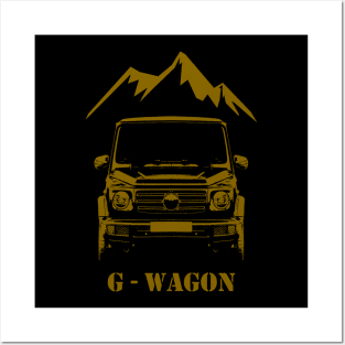 G Wagon mountain gold Posters and Art